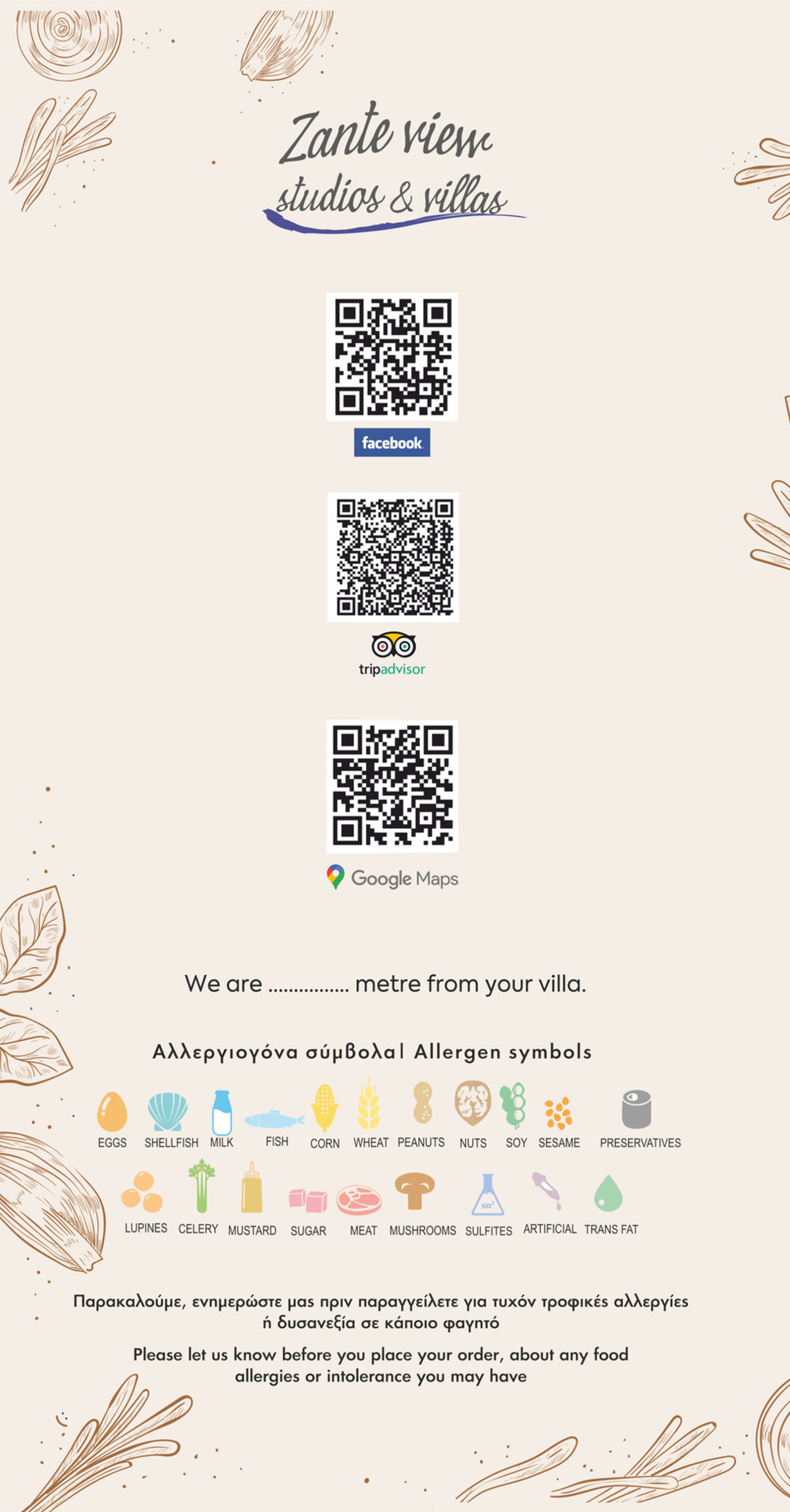 Restaurant Menu
